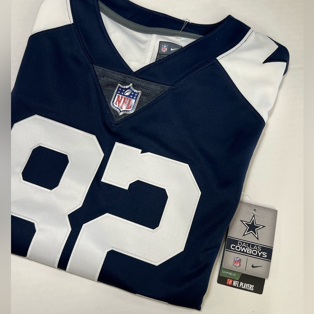 NFL Blue and White Boxy Fitted Jersey - Picture 2 of 16